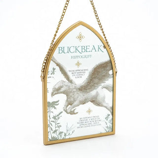Plaque en verre Buck l'Hippogriffe -  La boutique Aux 2 Balais