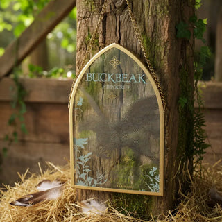 Plaque en verre Buck l'Hippogriffe -  La boutique Aux 2 Balais