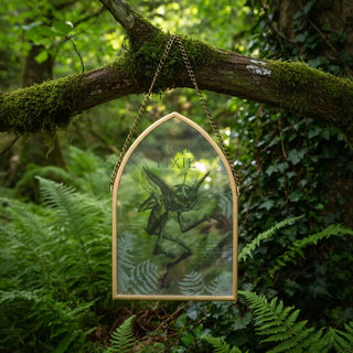 Plaque en verre Lutin de Cornouailles -  La boutique Aux 2 Balais