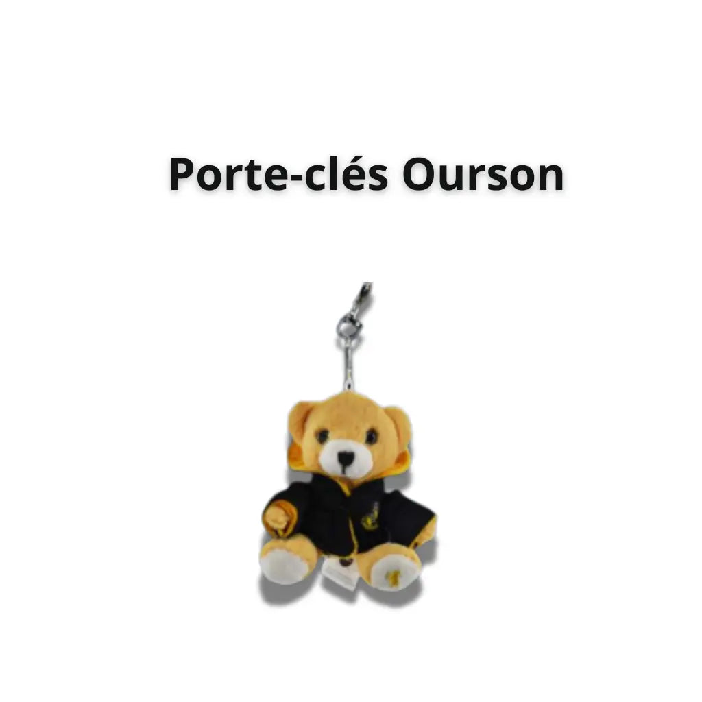 Porte-Clés Ourson Poufsouffle – Harry Potter -  La boutique Aux 2 Balais