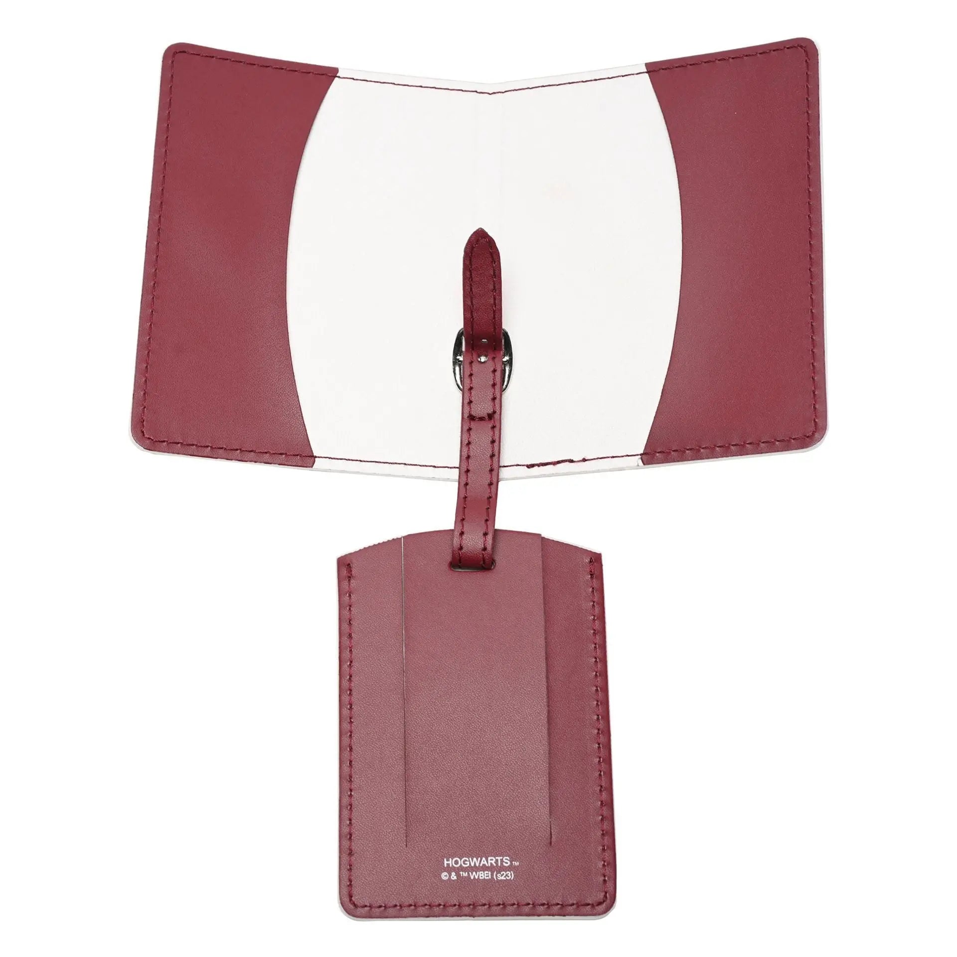 Porte-Passeport et Étiquette Bagage Gryffondor - Cuir PU -  La boutique Aux 2 Balais