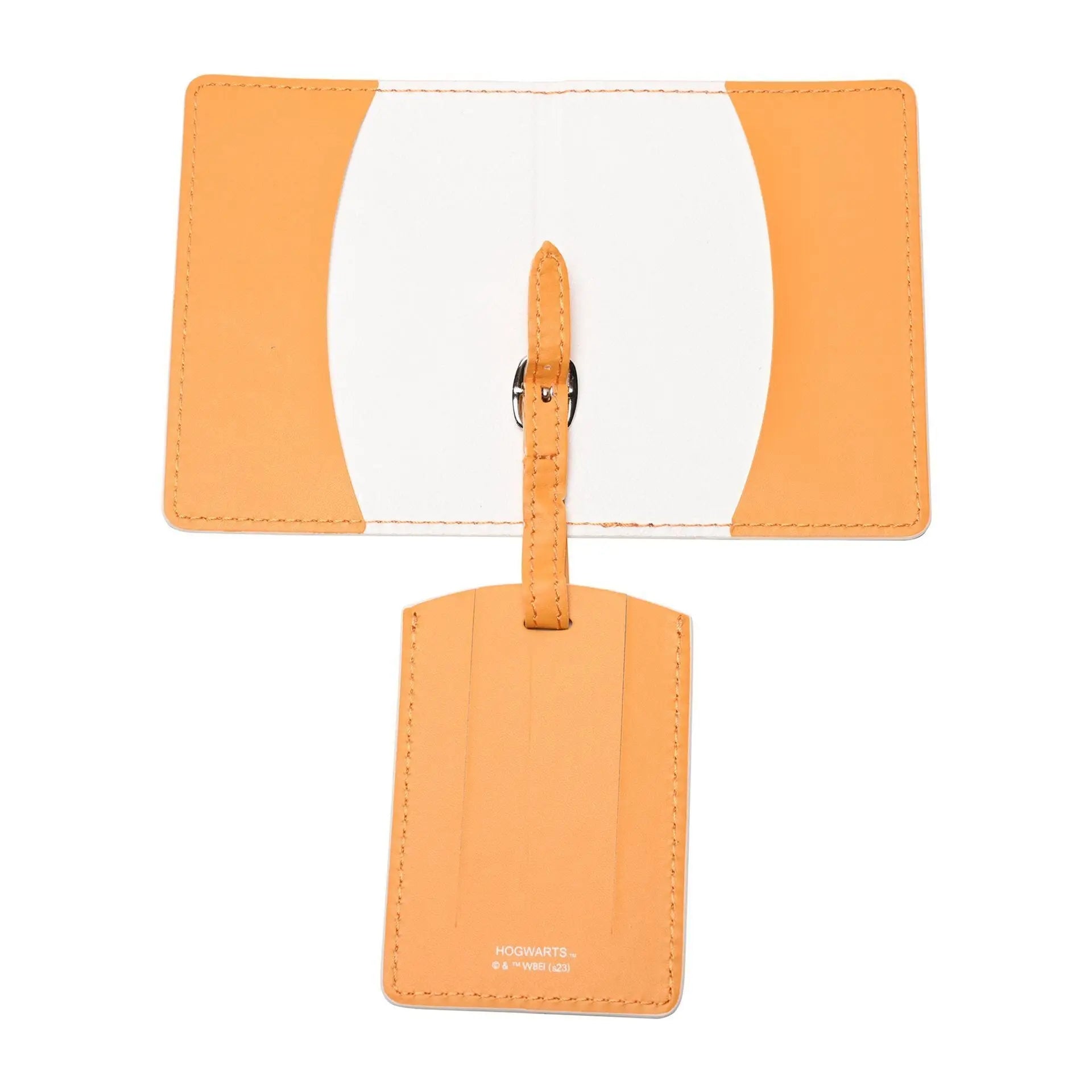 Porte-Passeport et Étiquette Bagage Poufsouffle - Cuir PU -  La boutique Aux 2 Balais
