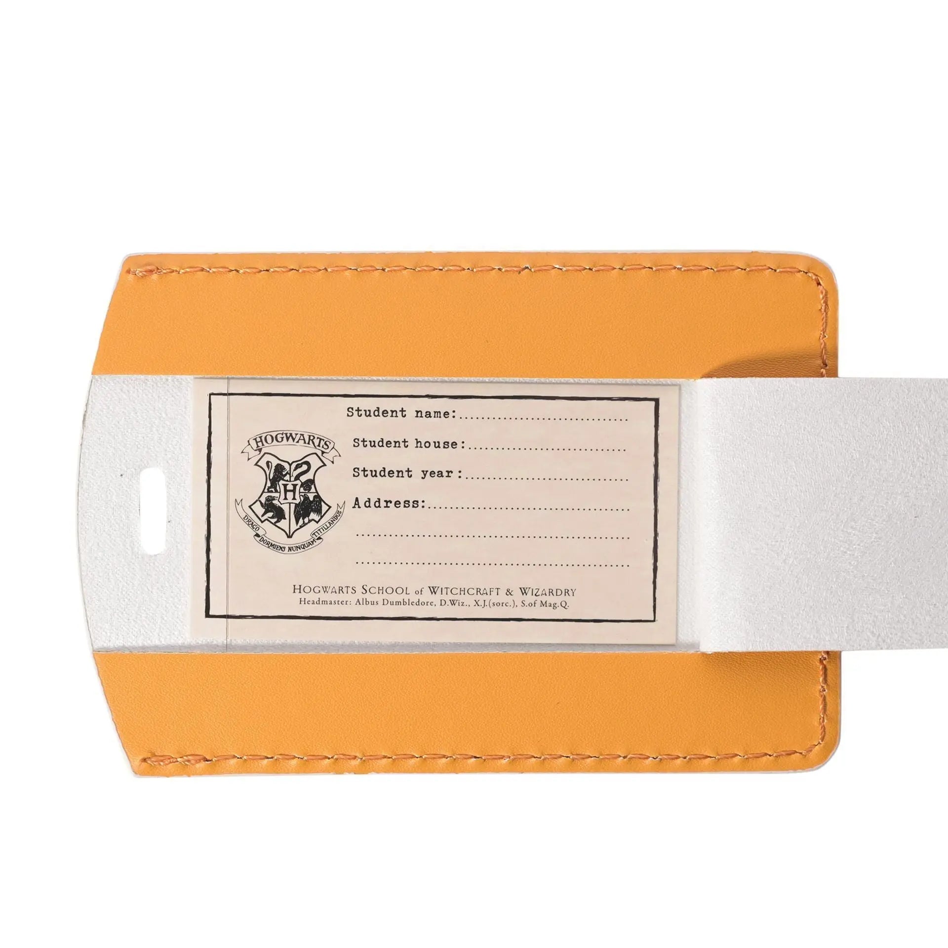 Porte-Passeport et Étiquette Bagage Poufsouffle - Cuir PU -  La boutique Aux 2 Balais