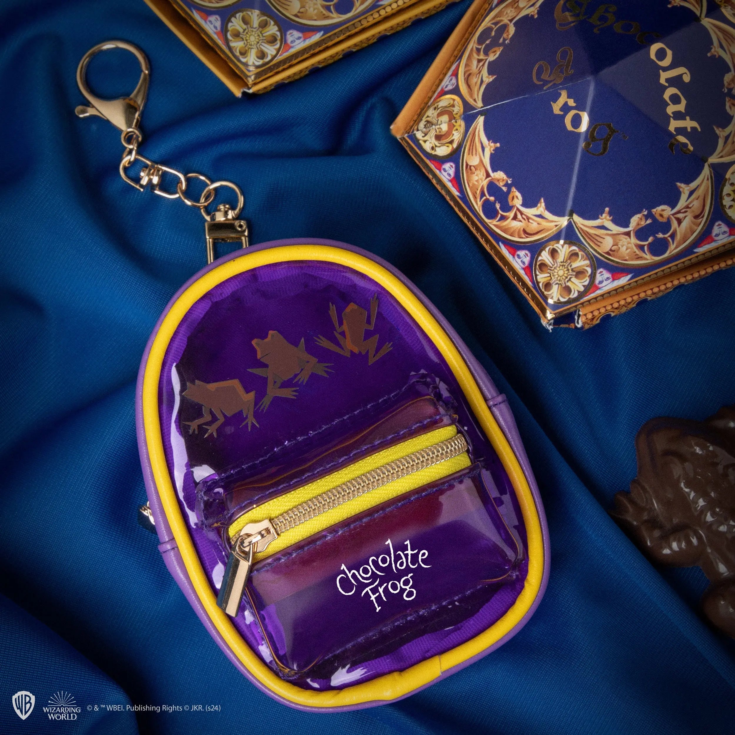 porte-clés en forme de sac à dos Chocogrenouille