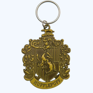 Porte clés métal Poufsouffle -  La boutique Aux 2 Balais