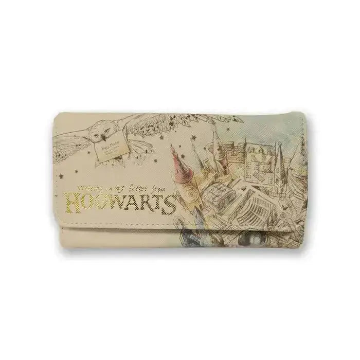 Porte-monnaie Hogwarts illustré