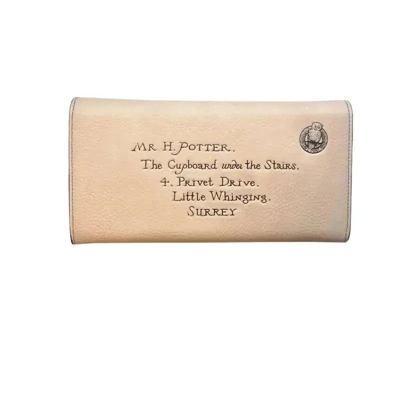 portefeuille style lettre de Poudlard