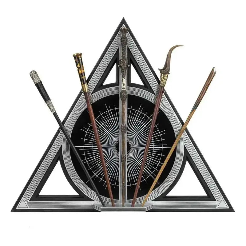 Présentoir 5 baguettes Reliques de la Mort - Les Crimes de Grindelwald - Animaux Fantastiques -  La boutique Aux 2 Balais
