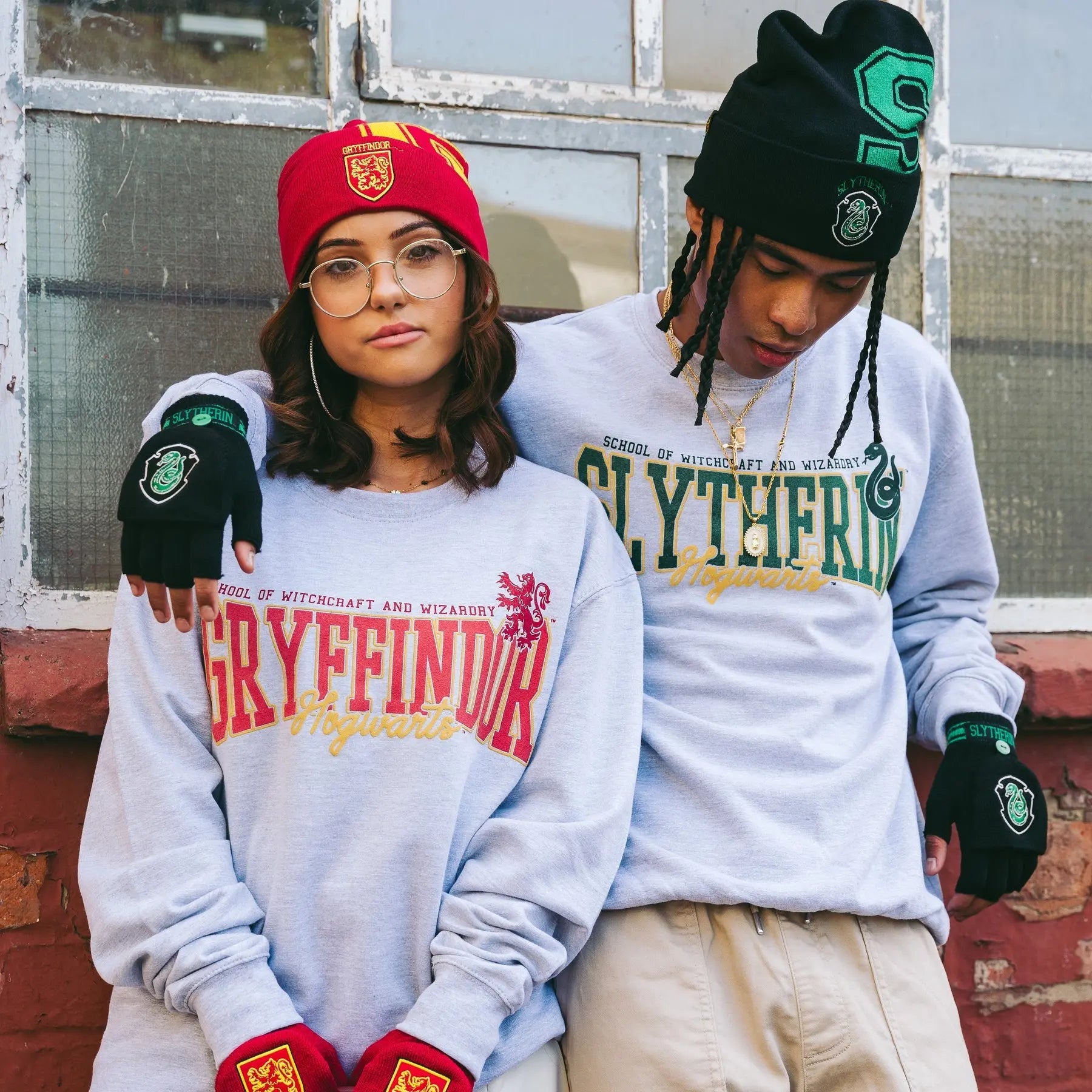 Pull Collège Serpentard -  La boutique Aux 2 Balais