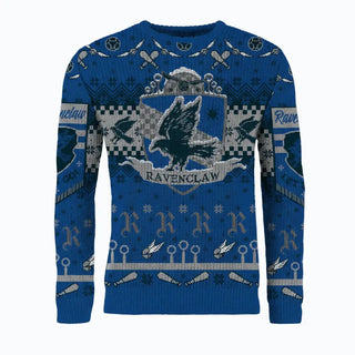 Pull Noël Harry Potter Serdaigle Quidditch -  La boutique Aux 2 Balais