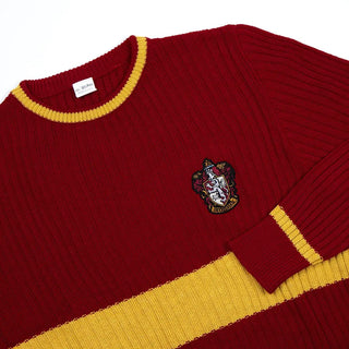 Pull Tricot Quidditch Gryffondor Harry Potter -  La boutique Aux 2 Balais