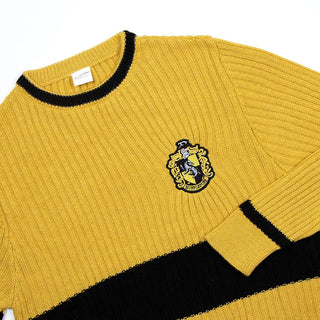 Pull Tricot Quidditch Poufsouffle Harry Potter -  La boutique Aux 2 Balais