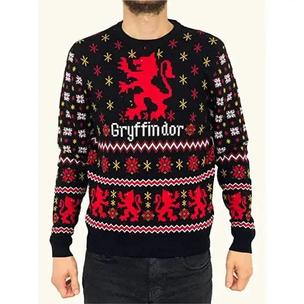 Pull de Noël Gryffondor -  La boutique Aux 2 Balais