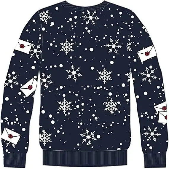 Pull de Noël Hedwige Enfant -  La boutique Aux 2 Balais