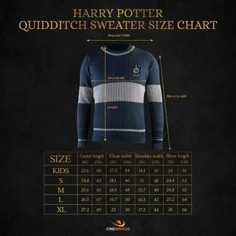 Pull de Quidditch Serdaigle -  La boutique Aux 2 Balais