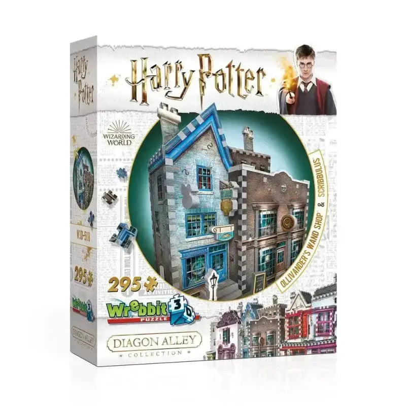 Puzzle 3D Boutiques Ollivander et Scribbulus -  La boutique Aux 2 Balais