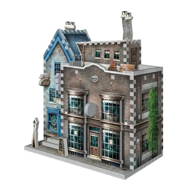Puzzle 3D Boutiques Ollivander et Scribbulus -  La boutique Aux 2 Balais