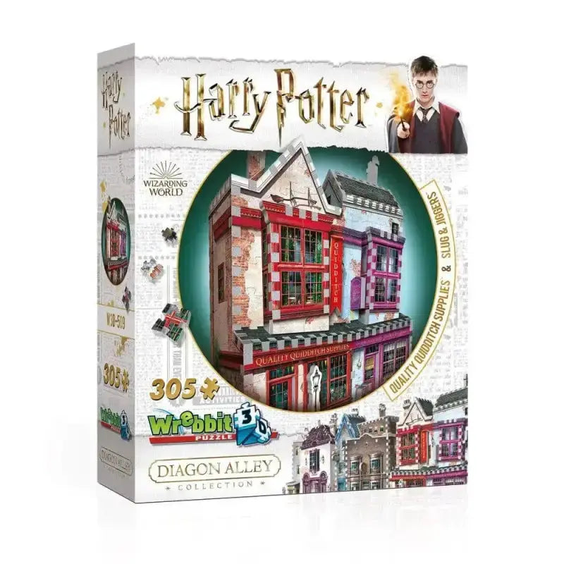 Puzzle 3D Boutiques accesoires de Quidditch et Slug and Jiggers -  La boutique Aux 2 Balais