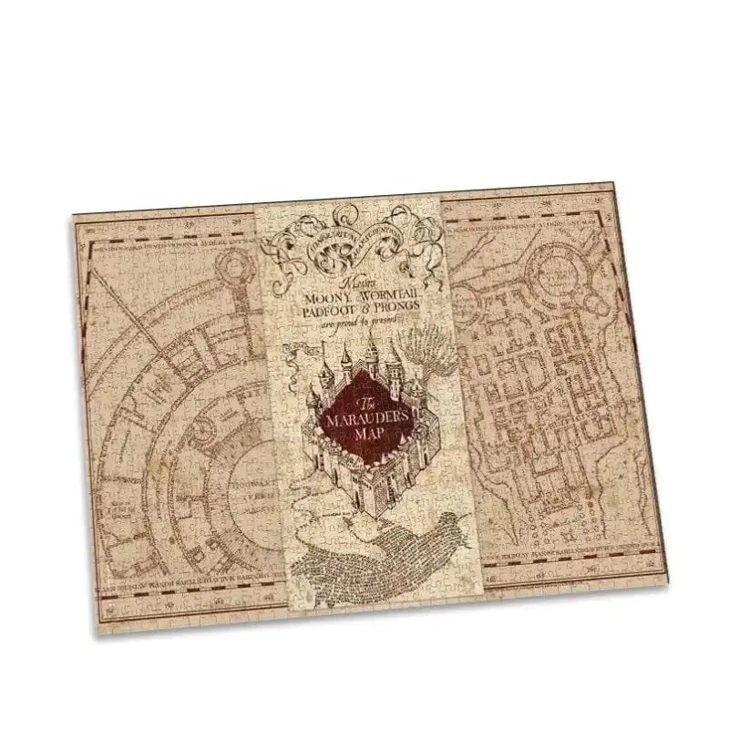 Puzzle Carte du Maraudeur -  La boutique Aux 2 Balais
