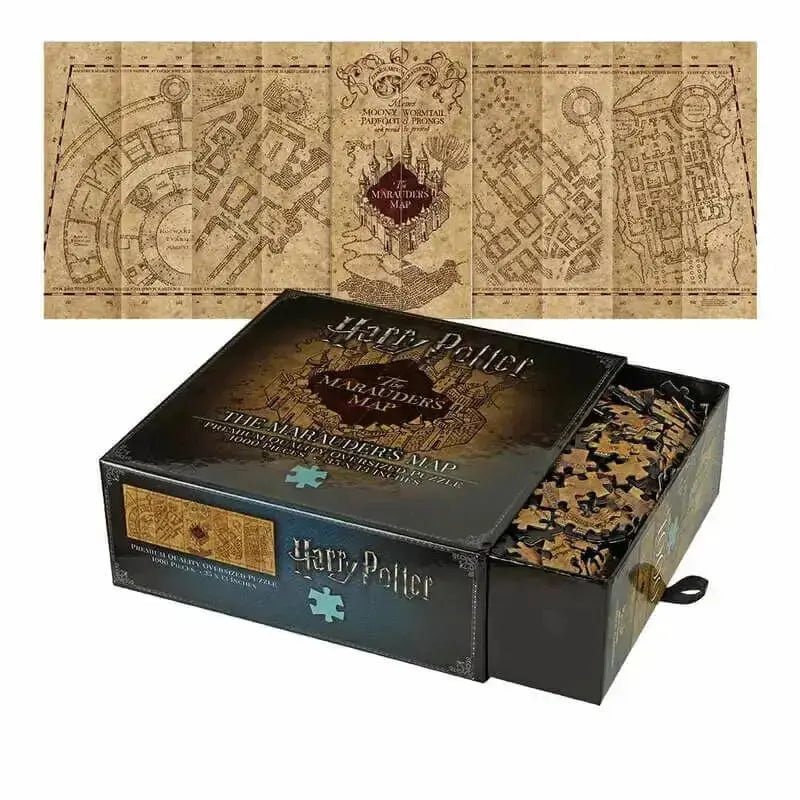 Puzzle La Carte du Maraudeur 1000 pièces -  La boutique Aux 2 Balais