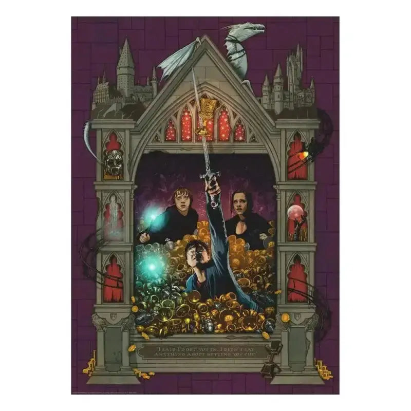 Puzzle Minalima Les Reliques de la Mort Partie 2 - 1000 pièces -  La boutique Aux 2 Balais