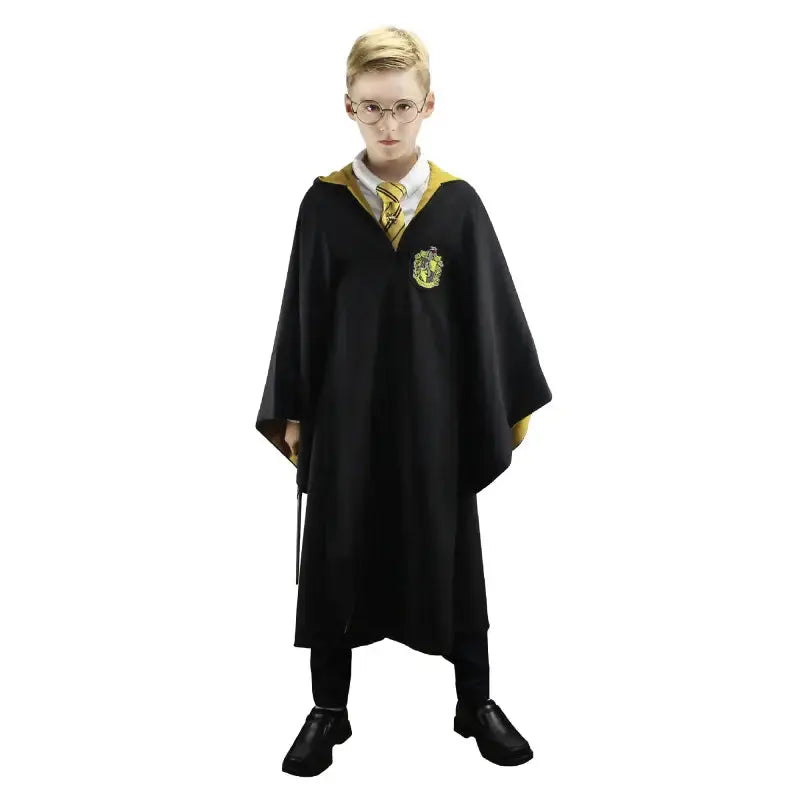 Robe de Sorcier Poufsouffle pour Enfant -  La boutique Aux 2 Balais