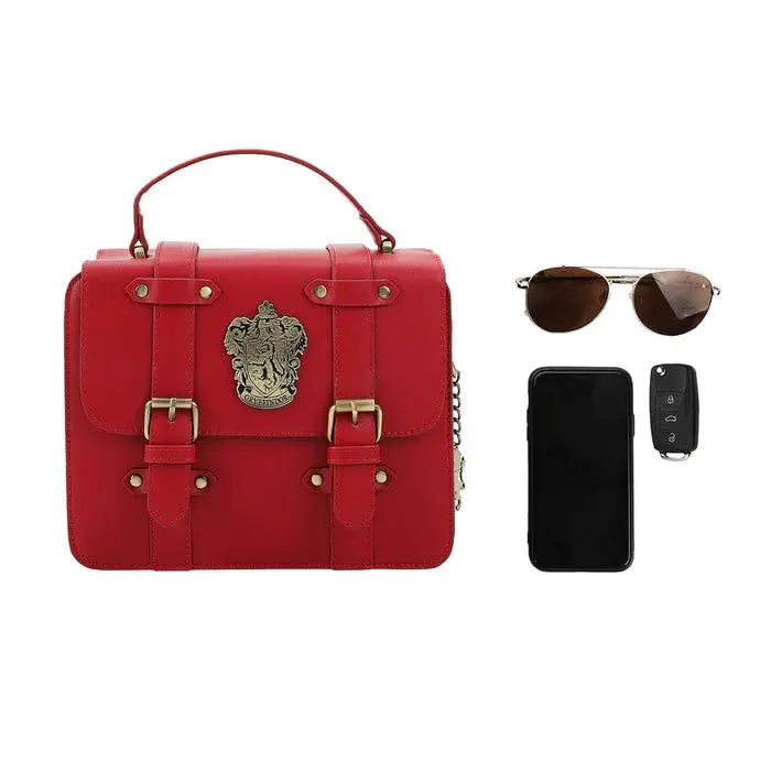 Sac À Main Cartable Gryffondor Avec Charms -  La boutique Aux 2 Balais