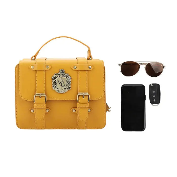 Sac À Main Cartable Poufsouffle Avec Charms -  La boutique Aux 2 Balais