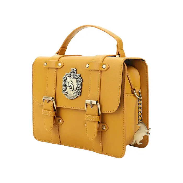 Sac À Main Cartable Poufsouffle Avec Charms -  La boutique Aux 2 Balais