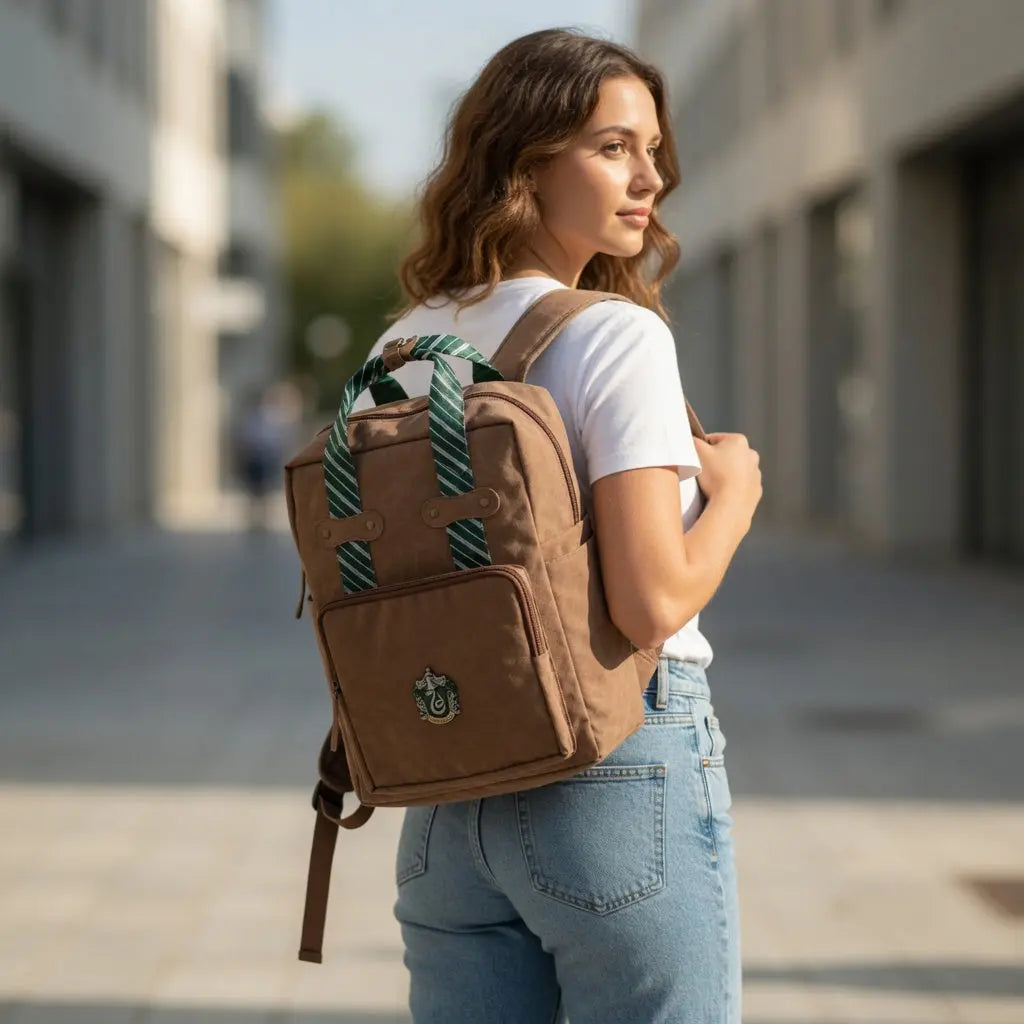 Sac à dos Serpentard pour l'école