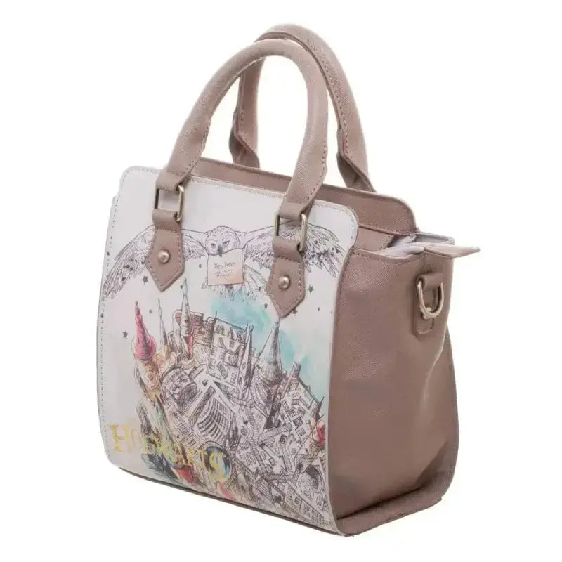 Sac à main Hogwarts Illustré -  La boutique Aux 2 Balais