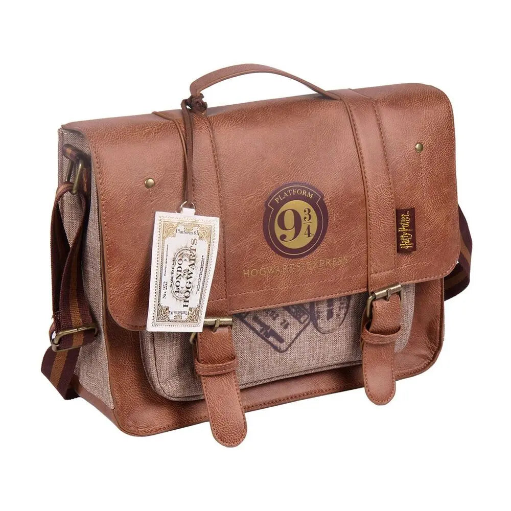 Sac bandoulière Harry Potter 9 3/4 avec ticket Hogwarts Express -  La boutique Aux 2 Balais