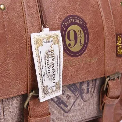 Sac bandoulière Harry Potter 9 3/4 avec ticket Hogwarts Express -  La boutique Aux 2 Balais