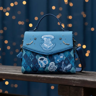 Sac bandoulière Loungefly Denim Hogwarts Harry Potter -  La boutique Aux 2 Balais
