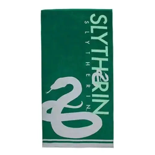 Serviette Plage Serpentard 70x140 cm coton -  La boutique Aux 2 Balais