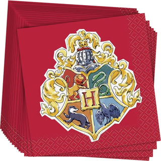Serviettes Harry Potter Hogwarts – Lot de 16 -  La boutique Aux 2 Balais
