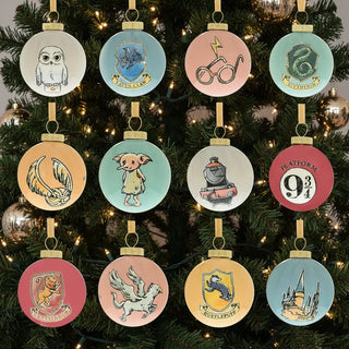 Set 12 Mini Boules de Noël Créatures Magiques - Harry Potter -  La boutique Aux 2 Balais