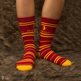 Set 3 Paires de Chaussettes Gryffondor Harry Potter Taille 35-45