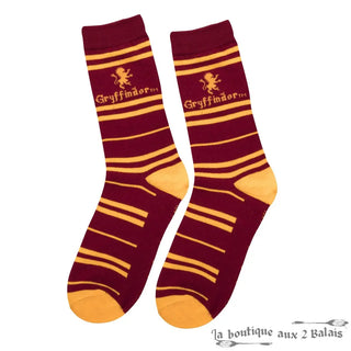 Set 3 Paires de Chaussettes Gryffondor Harry Potter Taille 35-45