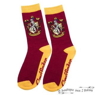 Set 3 Paires de Chaussettes Gryffondor Harry Potter Taille 35-45