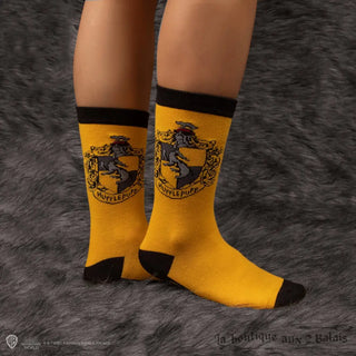 Set 3 Paires de Chaussettes Poufsouffle Harry Potter Taille 35-45