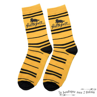 Set 3 Paires de Chaussettes Poufsouffle Harry Potter Taille 35-45