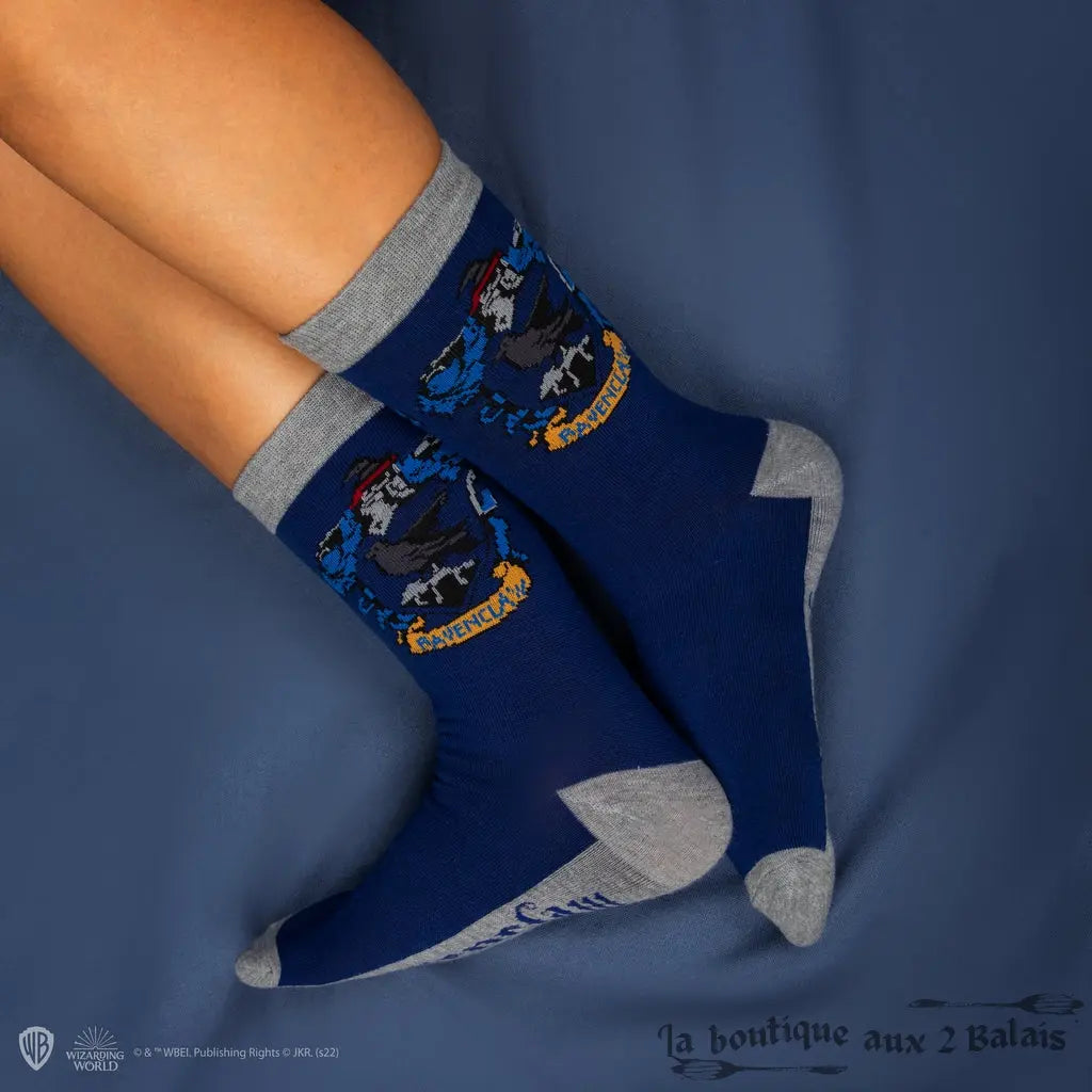 Set 3 Paires de Chaussettes Serdaigle Harry Potter Taille 35-45