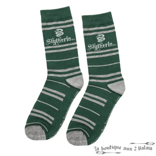 Set 3 Paires de Chaussettes Serpentard Harry Potter Taille 35-45