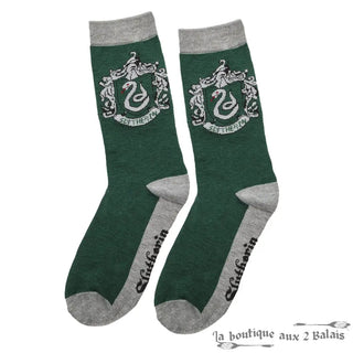 Set 3 Paires de Chaussettes Serpentard Harry Potter Taille 35-45