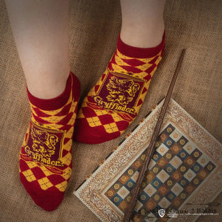 Set 3 Paires de Socquettes Gryffondor Harry Potter Taille 35-45