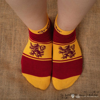 Set 3 Paires de Socquettes Gryffondor Harry Potter Taille 35-45