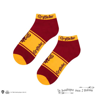 Set 3 Paires de Socquettes Gryffondor Harry Potter Taille 35-45