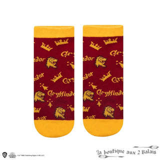 Set 3 Paires de Socquettes Gryffondor Harry Potter Taille 35-45