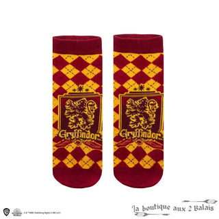 Set 3 Paires de Socquettes Gryffondor Harry Potter Taille 35-45